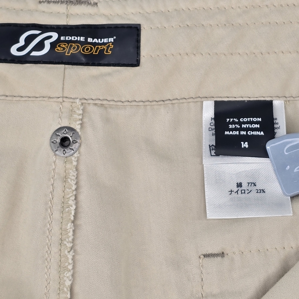 Eddie Bauer Sport Cotton/Nylon Capri Pants Women's Size 14 NWT - Picture 6 of 7